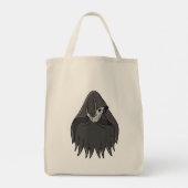 Hooded Specter in Shadow Cloak Tote Bag (Achterkant)