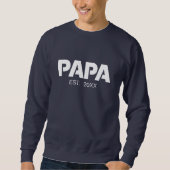 Hooded sweatshirt for dad personalized with name (Voorkant)
