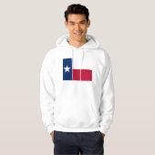 Hooded Sweatshirt met Amerikaanse Texaanse vlag (Voorkant volledig)