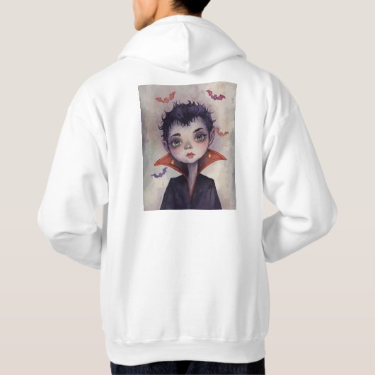  Hooded Sweatshirt met Jouw tekst. (Achterkant)