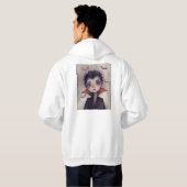  Hooded Sweatshirt met Jouw tekst. (Achterkant volledig)