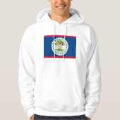 Hooded Sweatshirt met vlag van Belize (Voorkant)
