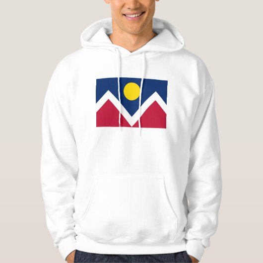 Hooded Sweatshirt met vlag van Denver (Voorkant)