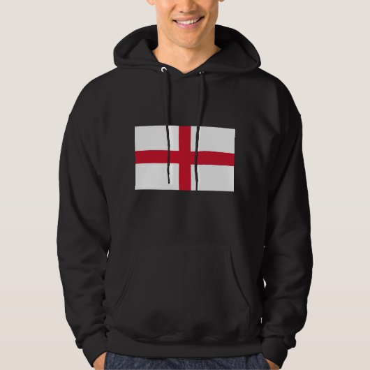 Hooded Sweatshirt met vlag van Engeland (Voorkant)
