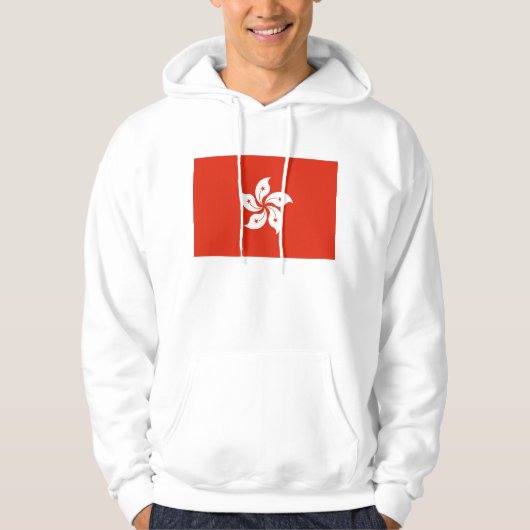 Hooded Sweatshirt met vlag van Hong Kong, China (Voorkant)