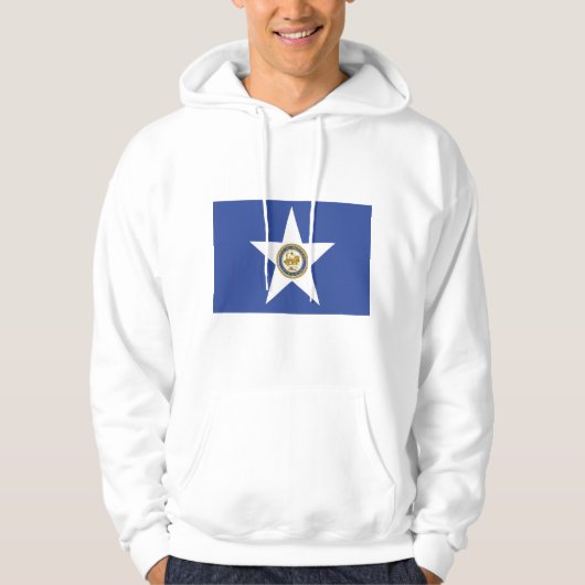 Hooded Sweatshirt met vlag van Houston, Verenigde (Voorkant)