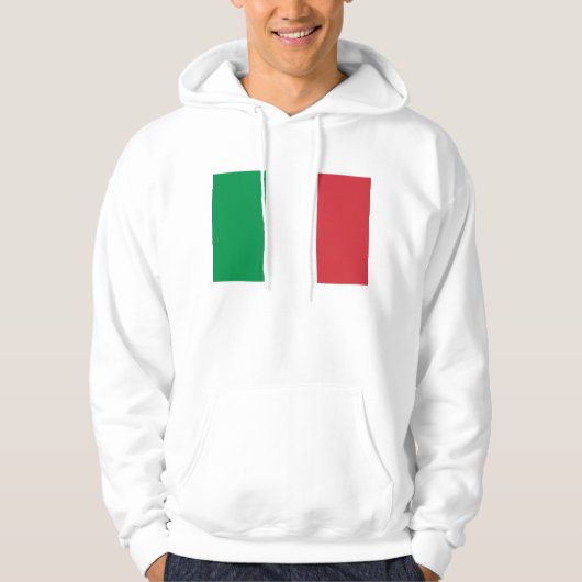 Hooded Sweatshirt met vlag van Italië (Voorkant)