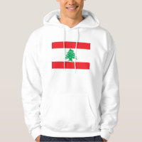 Hooded Sweatshirt met vlag van Libanon