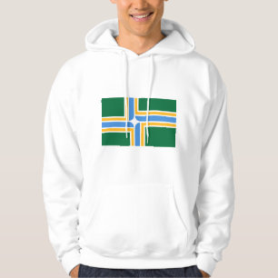 Hooded Sweatshirt met vlag van Portland, Verenigde