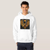 Hooded sweatshirt met vogeltjes (Voorkant volledig)