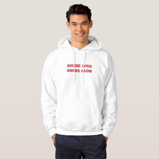 Hooded sweatshirt voor mannen (Voorkant volledig)