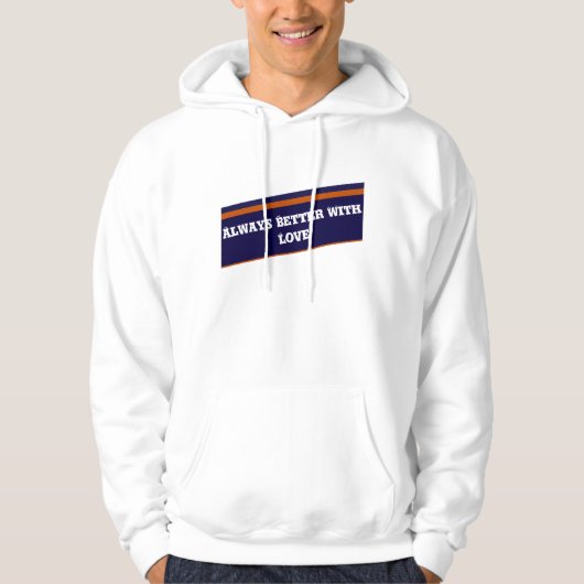 Hooded sweatshirt voor mannen (Voorkant)
