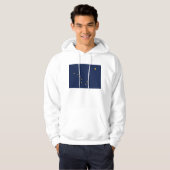 Hooded Sweatshirt with Alaska flag (Voorkant volledig)