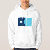Hooded Sweatshirt with Flag of Minnesota, USA (Voorkant)