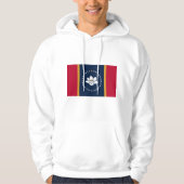 Hooded Sweatshirt with Flag of Mississippi State (Voorkant)