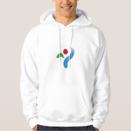 Hooded Sweatshirt with Flag of Seoul, South Korea