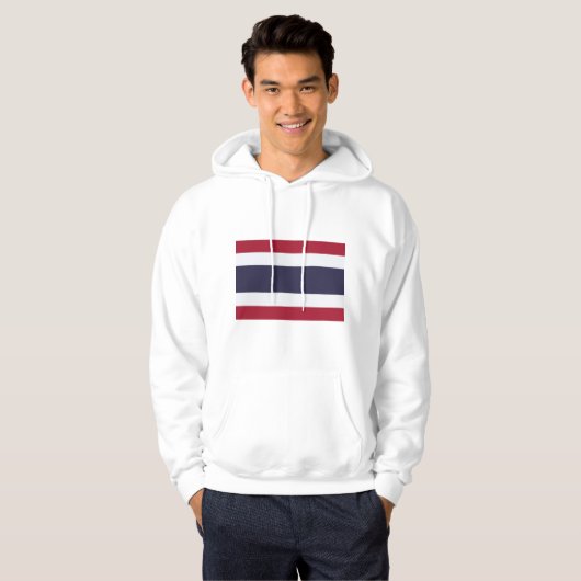 Hooded Sweatshirt with Flag of Thailand (Voorkant volledig)