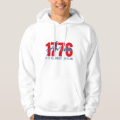 Hoodie 1776 - Declaration of Freedom (Voorkant)
