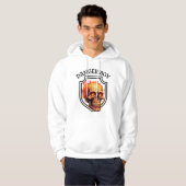 Hoodie 3D Skull Graphic Sweater - Kangaroo Pocket  (Voorkant volledig)