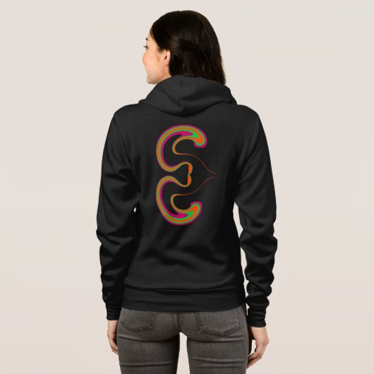 Hoodie abstract (Achterkant volledig)