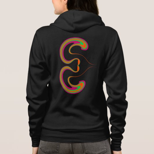 Hoodie abstract (Achterkant)