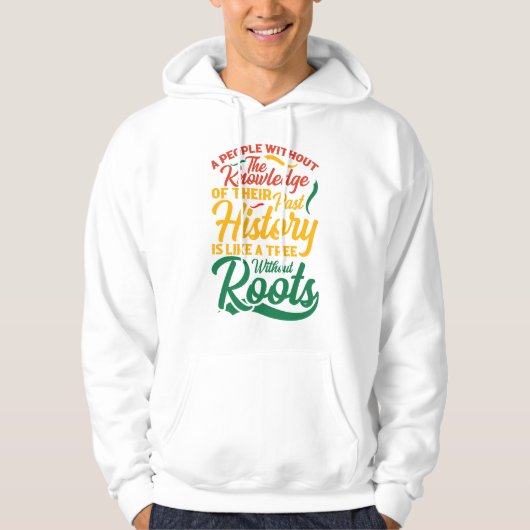 Hoodie-Black History Month 100 Years Hoodie (Voorkant)