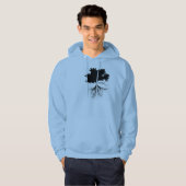 Hoodie (boom met wortels) (Voorkant volledig)