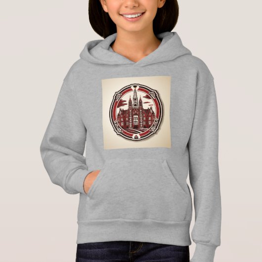 Hoodie Brown University (Voorkant)