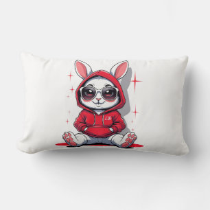 Hoodie Bun: Kawaii ontmoet straatstijl Kussen