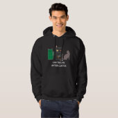 Hoodie cat afbeeldingen voor koffieliefhebbers zwa (Voorkant volledig)