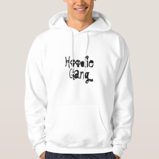 Hoodie Gang Hooded Sweatshirt in White (Voorkant)