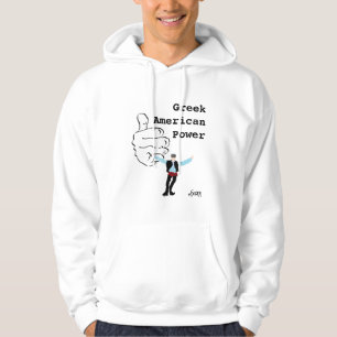 Hoodie: Grieks-Amerikaanse macht Hoodie