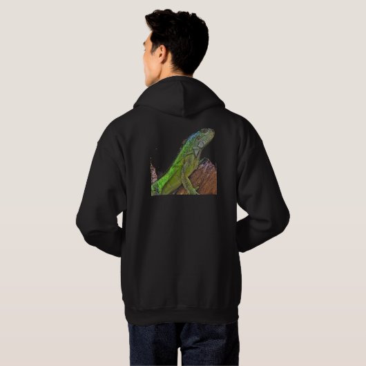 Hoodie Iguana (Achterkant volledig)