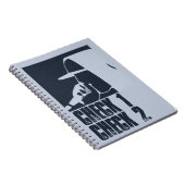 HOODIE IN HOODIE RAPPING OP HET MIC NOTITIEBOEK (Rechterzijde)