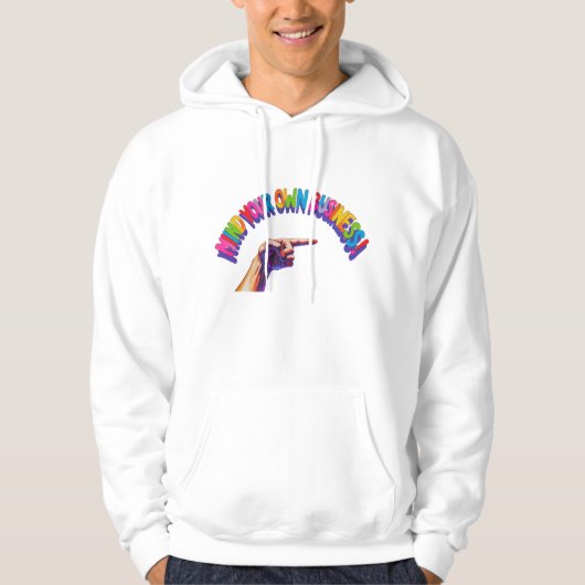 Hoodie Mannen – Bold & Empowering (Voorkant)