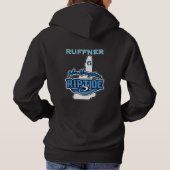 Hoodie met aangepaste naam en nummer (Achterkant)