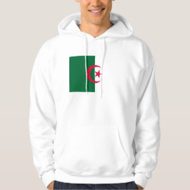 Hoodie met capuchon en vlag van Algerije