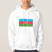 Hoodie met capuchon en vlag van Azerbeidzjan (Voorkant)