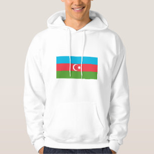 Hoodie met capuchon en vlag van Azerbeidzjan