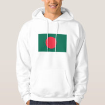 Hoodie met capuchon en vlag van Bangladesh