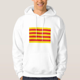 Hoodie met capuchon en vlag van Catalonië