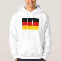 Hoodie met capuchon en vlag van Duitsland