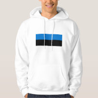 Hoodie met capuchon en vlag van Estland