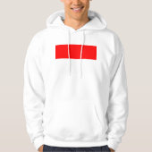 Hoodie met capuchon en vlag van Indonesië (Voorkant)