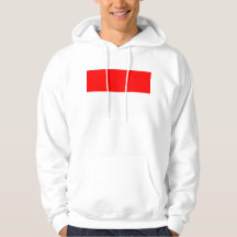 Hoodie met capuchon en vlag van Indonesië