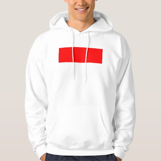 Hoodie met capuchon en vlag van Indonesië (Voorkant)
