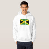 Hoodie met capuchon en vlag van Jamaica (Voorkant volledig)