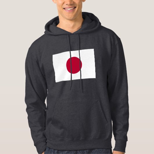 Hoodie met capuchon en vlag van Japan (Voorkant)
