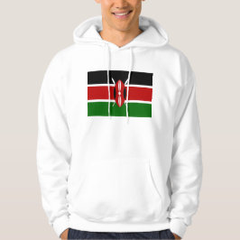 Hoodie met capuchon en vlag van Kenia