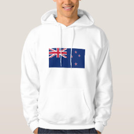 Hoodie met capuchon en vlag van Nieuw-Zeeland